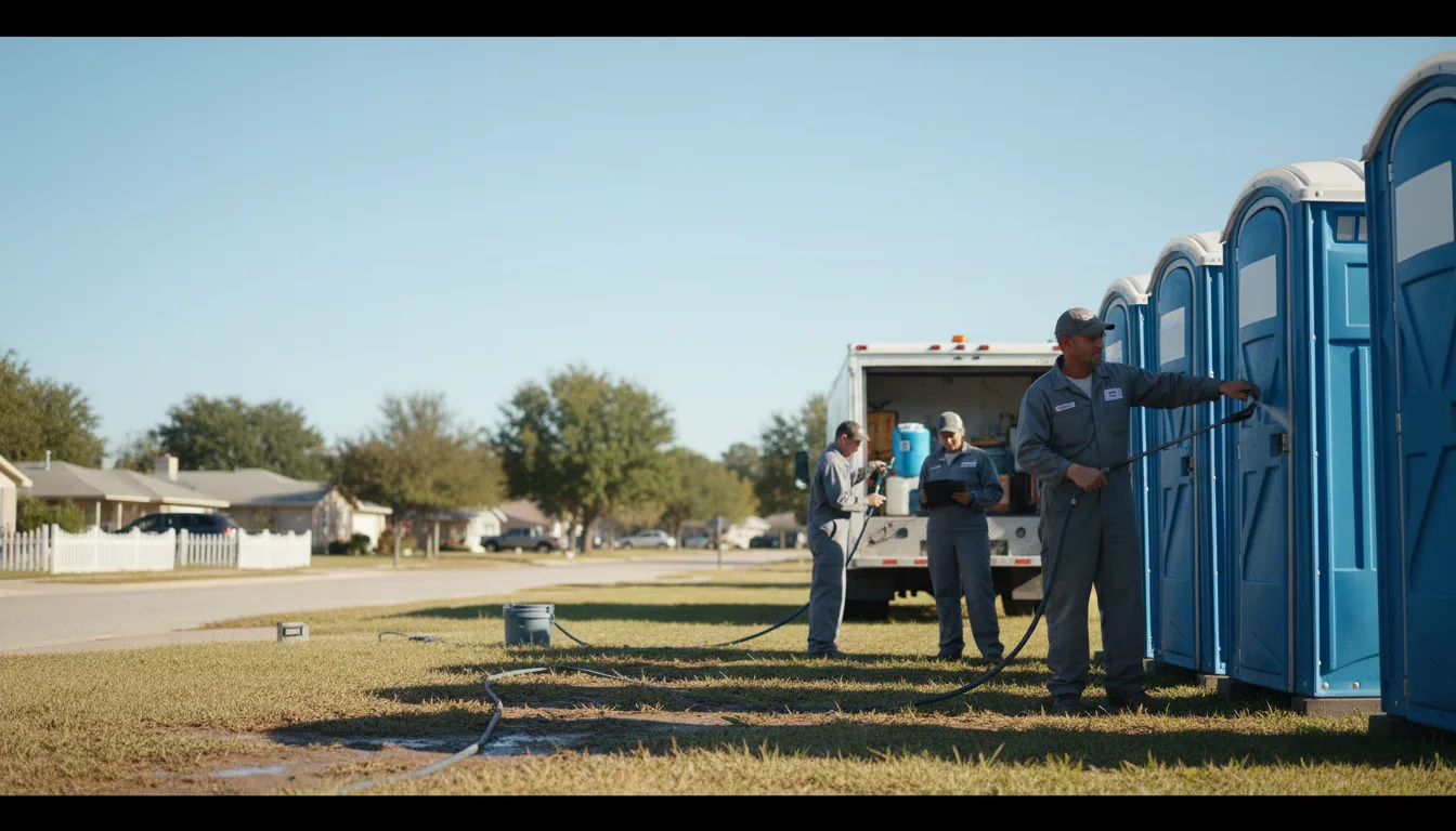 Long-Term Portable Toilet Rental in Plaucheville, LA near me